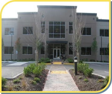 commercial building with a nice entry way