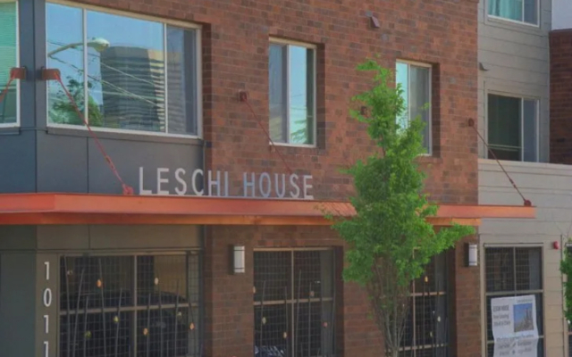 apartment sign on the front